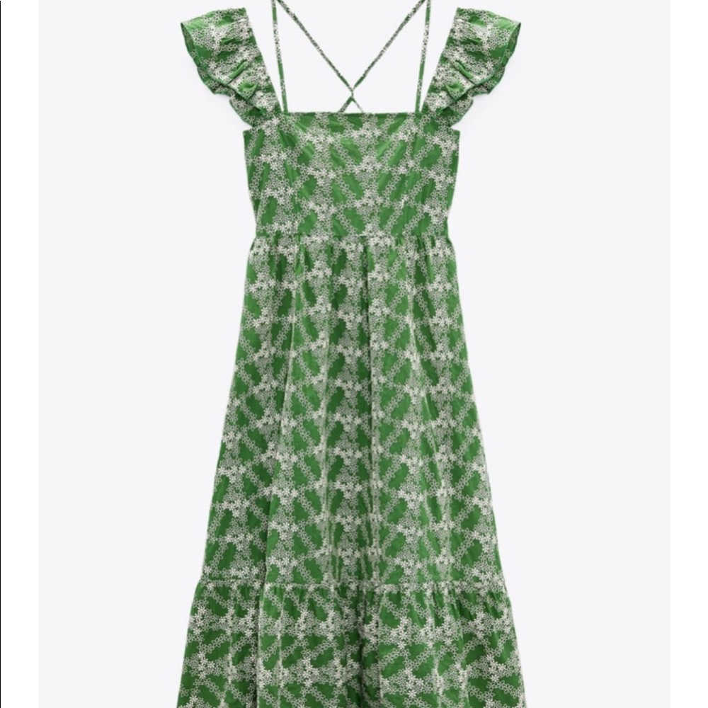 Embroidered ZARA dress